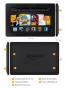 Imagens Varias vistas de Tablet Amazon Kindle Fire HD Preto. Detalhes da tela: Varias vistas