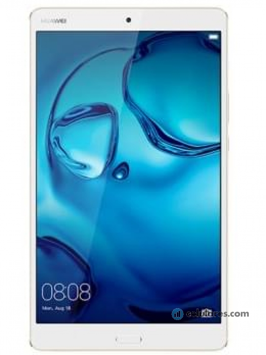 Imagens Varias vistas de Tablet Huawei MediaPad M3 8.4 Dourado y Prata. Detalhes da tela: Varias vistas