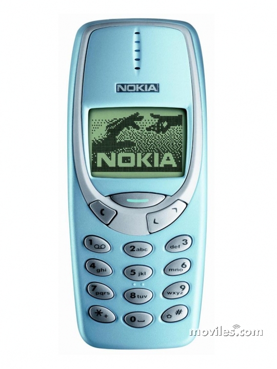 Nokia 3310: celular branco bastante popular no início dos anos 2000. Super  resistente - inquebrável, com figurinhas fofas e o f…