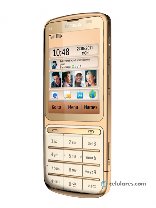 Imagem 3 Nokia C3-01 Gold Edition