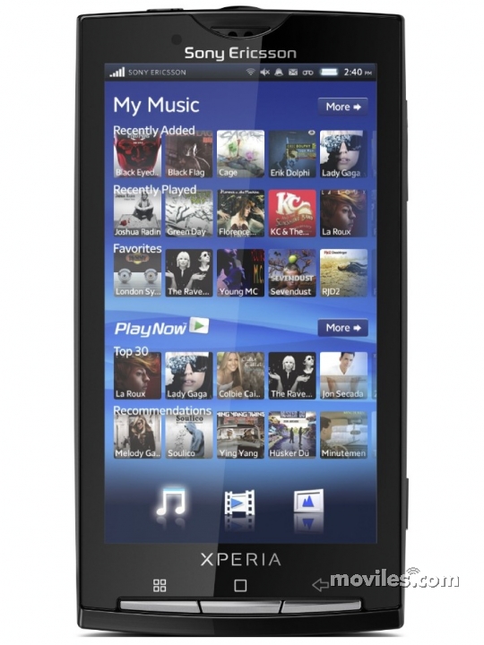 Sony Ericsson Xperia X10 (XPERIA X3) - Celulares.com Brasil