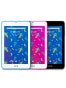 Imagens Varias vistas de Tablet SPC Flow 7 Azul y Preto y Rosa. Detalhes da tela: Varias vistas