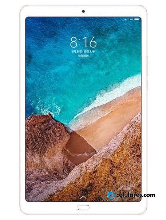 Imagens Varias vistas de Tablet Xiaomi Mi Pad 4 Plus Preto y Rosa. Detalhes da tela: Varias vistas
